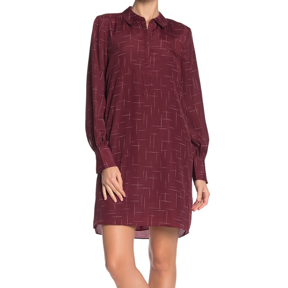 Joie Amaranda Silk Shirt Dress Abstract XS NWT